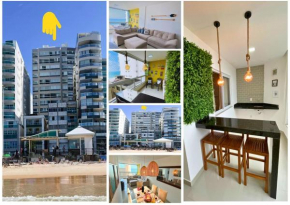 Apê MegaSofá - 3 quartos com Vista mar na Praia do Morro e 2 vagas garagem